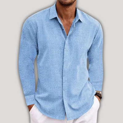 GINO | LONG-SLEEVED LINEN SHIRT