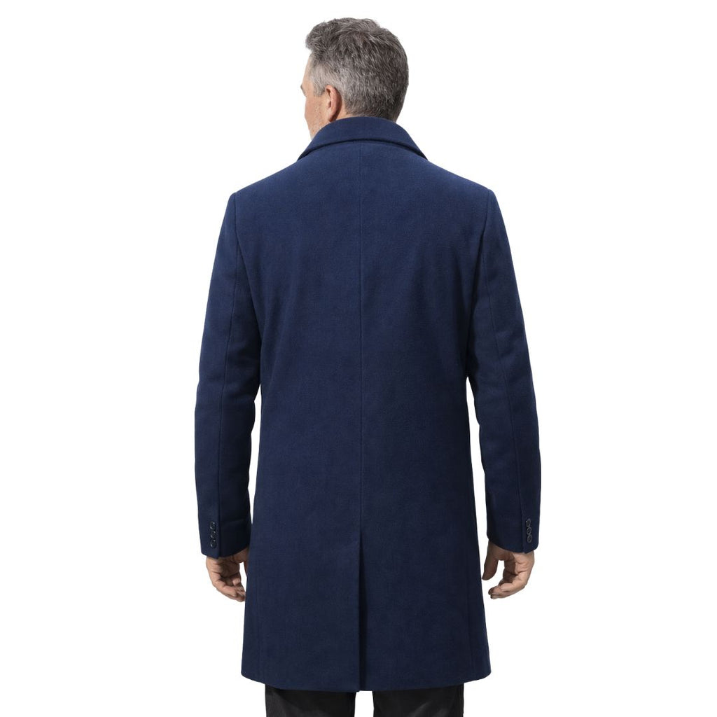 Tommy | Refined Mid-Length Wool-Style Coat with Button Closure