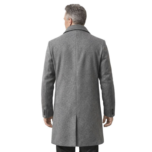 Elliot | Structured Wool-Style Mid-Length Coat