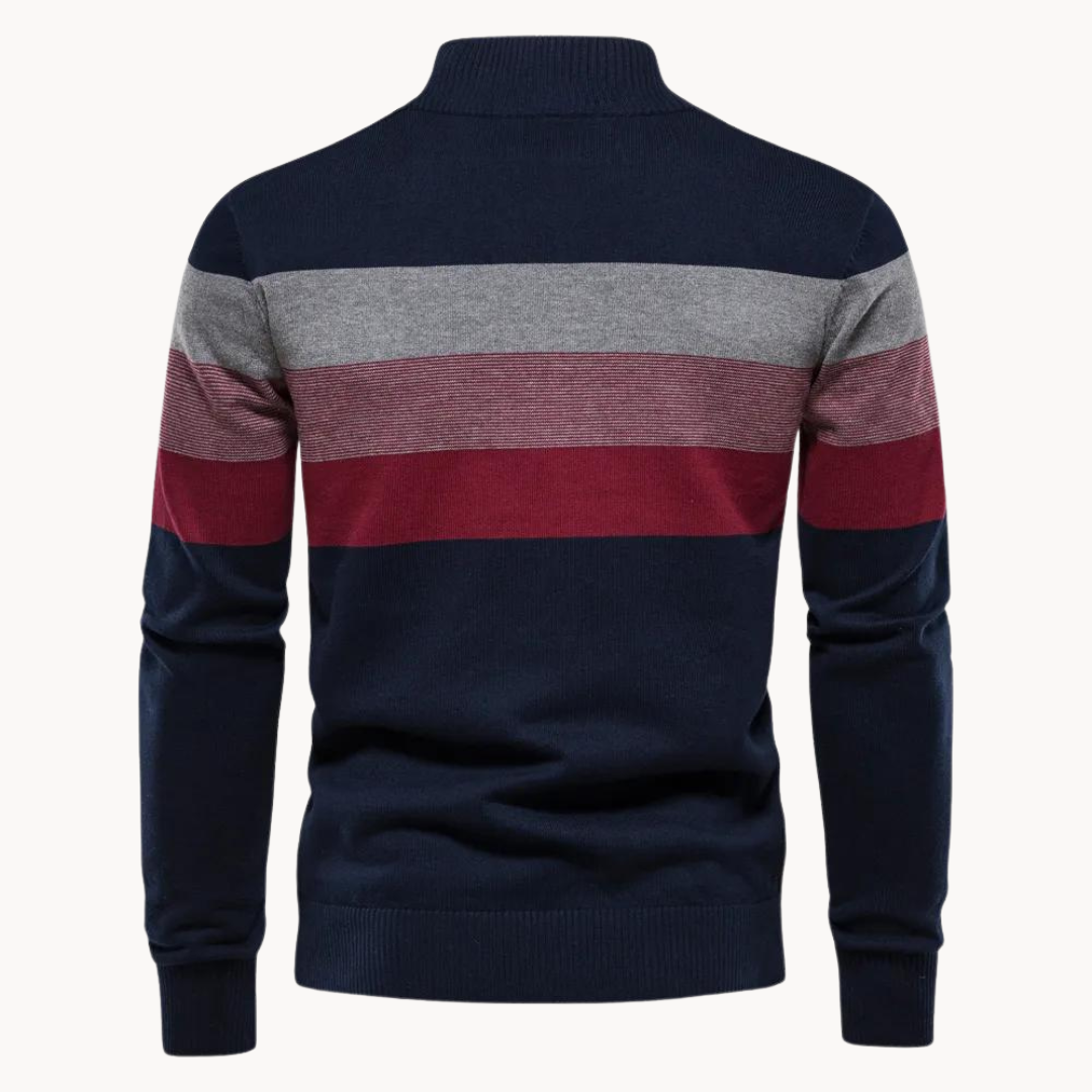 BURK | COMFORTABLE QUARTER ZIP SWEATER