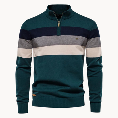 BURK | COMFORTABLE QUARTER ZIP SWEATER