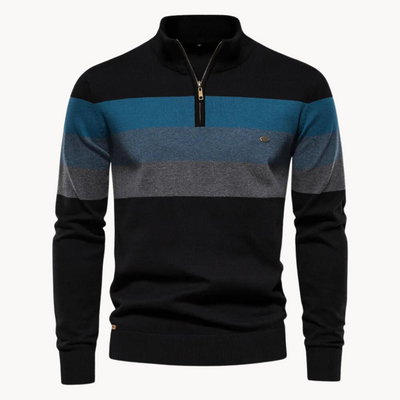 BURK | COMFORTABLE QUARTER ZIP SWEATER