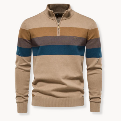 BURK | COMFORTABLE QUARTER ZIP SWEATER