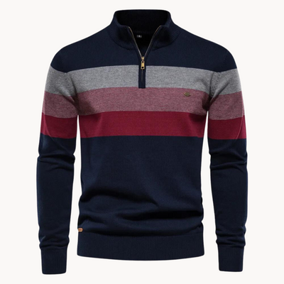 BURK | COMFORTABLE QUARTER ZIP SWEATER